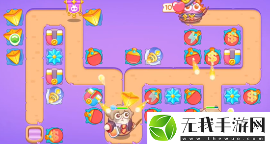 保卫萝卜4阿波与魔法宝藏第42关通关攻略