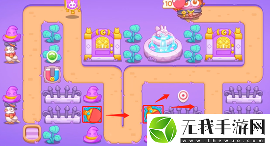 保卫萝卜4阿波与魔法宝藏第42关通关攻略