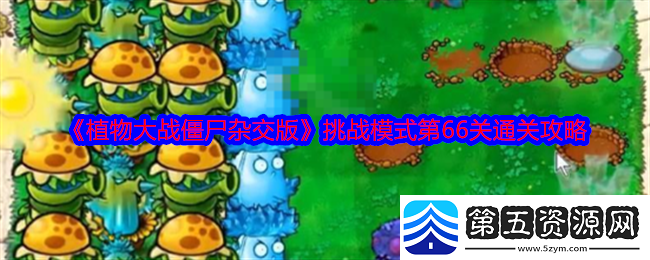 植物大战僵尸杂交版挑战模式第66关怎么过关通关攻略